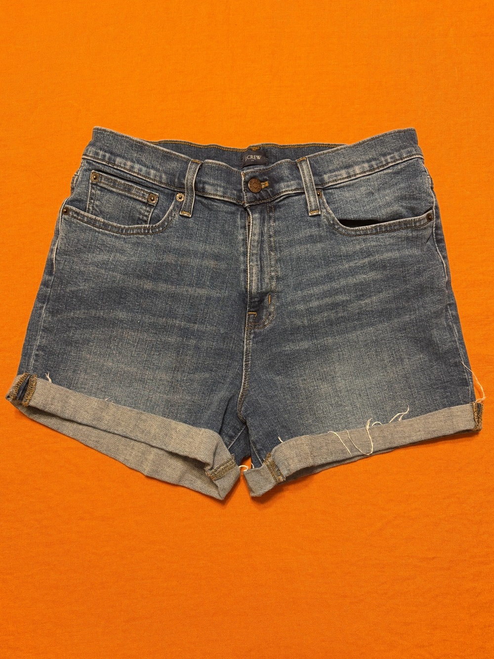J. Crew Distressed Jean Shorts Cotton and Elastane wardrobe staples